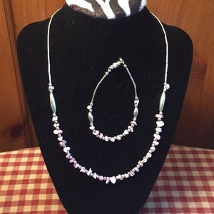 Sterling Silver Necklace Set
